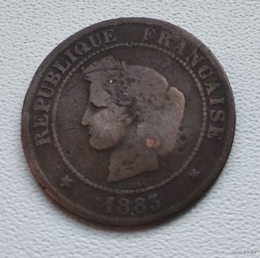 Франция 5 сантимов, 1883 8-7-2