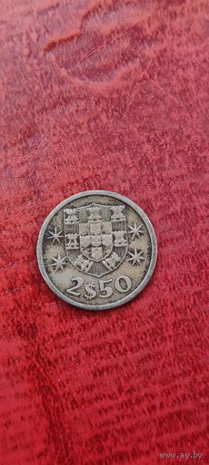 Португалия 2.50 эскудос 1964