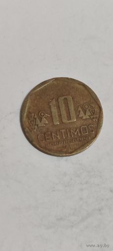 Перу 10 сентимос 2009