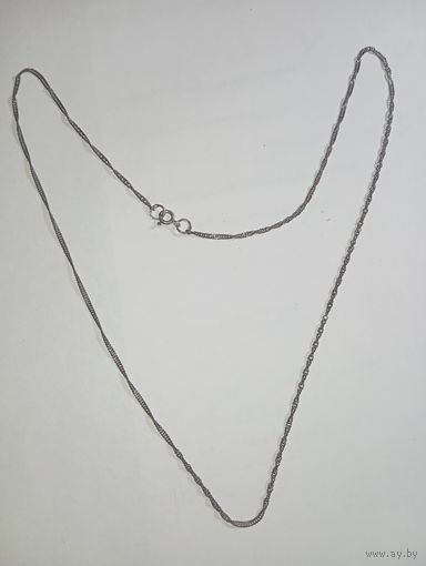 Распродажа серебра 14 лотов с рубля !!! Цепочка серебряная 925 проба .