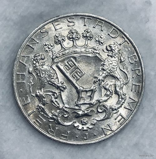 2 марки 1904 Бремен штемпельный блеск! MS++! Надо брать!