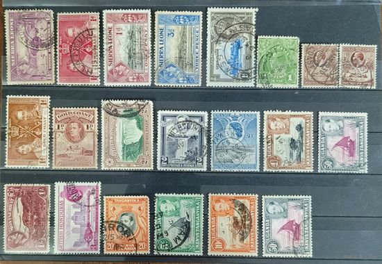 Британские колонии. Сборка марок