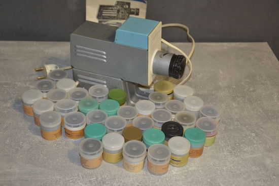 Фильмоскоп рабочий + 38 диафильмов