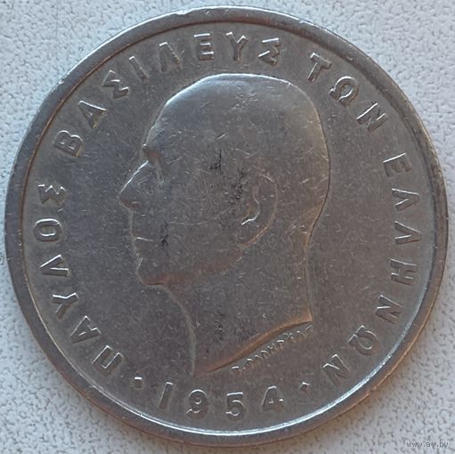Греция 5 драхм 1954 г.