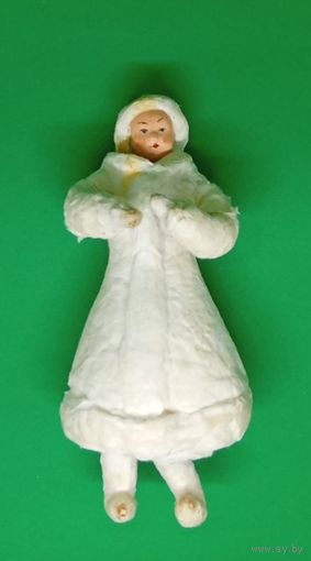 Елочная игрушка, Снегурочка. Вата.