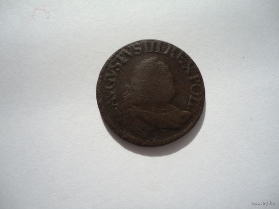 Грош 1754,Август 3.С цифрой 3.Хорошая.