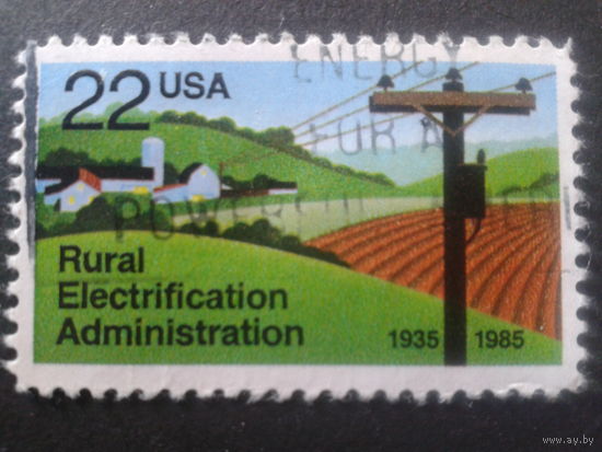 США 1985 линия электропередач