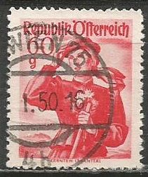 Австрия. Национальные костюмы. Лавантол. 1948г. Mi#905.