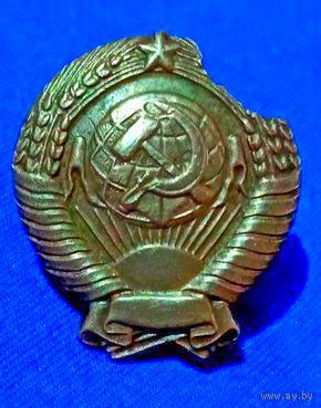 Знак с петлиц работников Министерства финансов. 16 республик