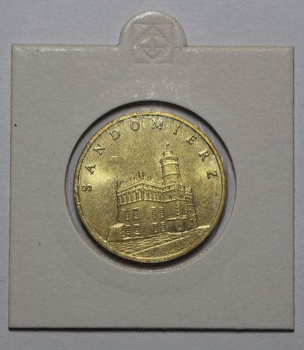 Польша, 2 злотых, Древние города Польши - Сандомир, 2006 год