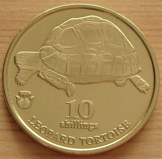 Биафра. "Провинция Нигерии" 10 шиллингов 2018 год "Леопардовая черепаха" UNUSUAL