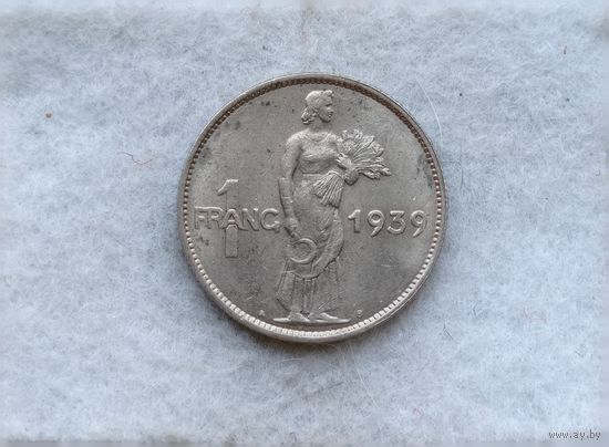 Werty71 Люксембург 1 франк 1939