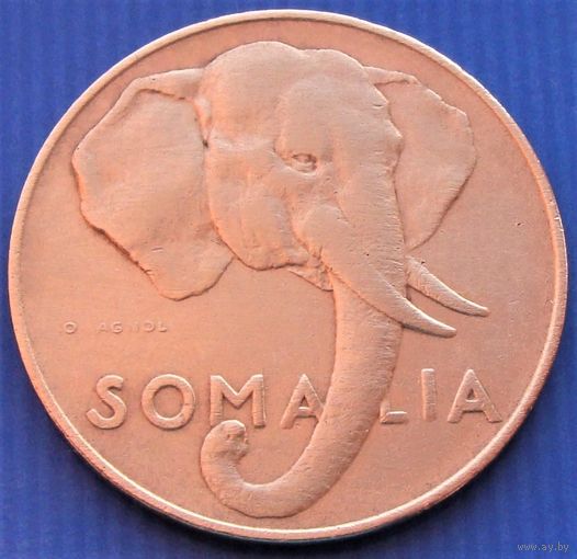 Сомали. 10 чентезимо 1950 год  KM#3  Тираж: 7.400.000 шт