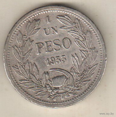 Чили 1 песо 1933