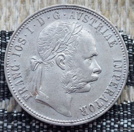 Австро-Венгрия 1 флорин 1883 года, UNC. Серебро! Сторгуй за свою цену, предложи обмен! S90