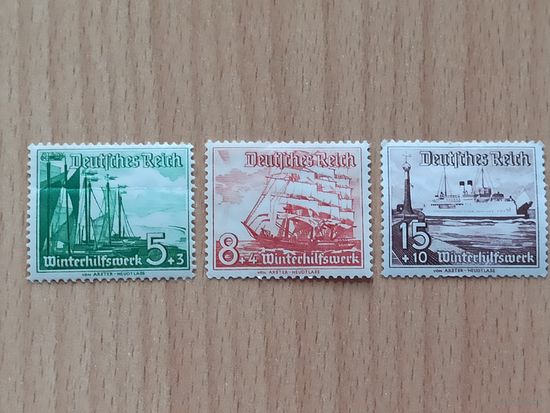 11.1937 - Организация "Зимняя помощь" из серии "Корабли". MLH.