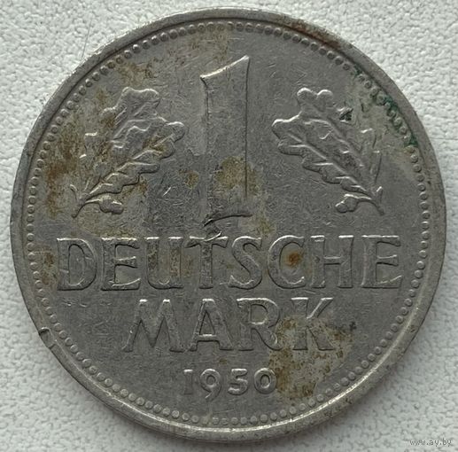 Германия 1 марка 1950 г. G