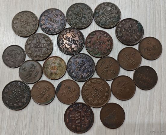 Кошель 10-5 пенни. Николай 2. Состояние