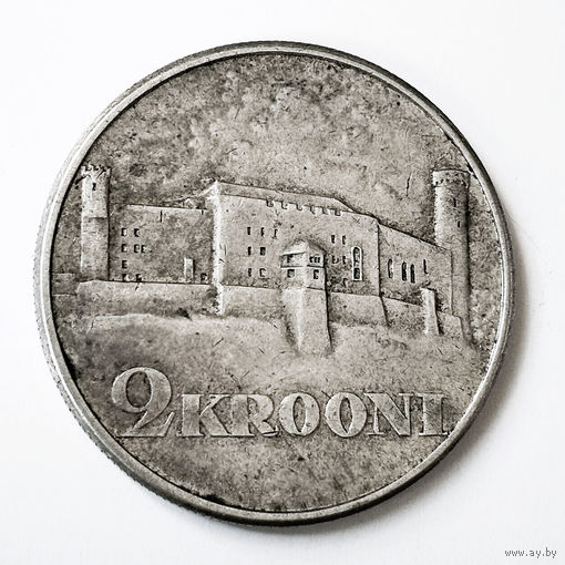 2 кроны, 1930 год. Эстония. VF.