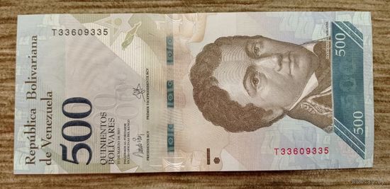 Werty71 Венесуэла 500 боливаров 2017 UNC банкнота