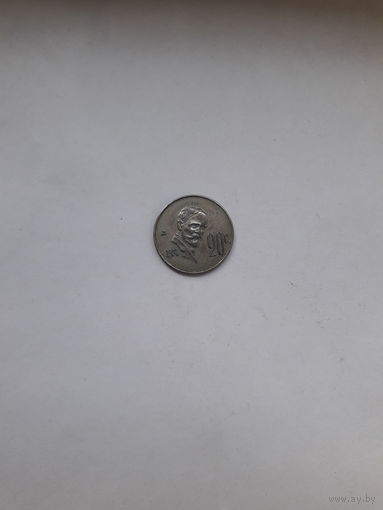 Мексика 20 сентаво 1974