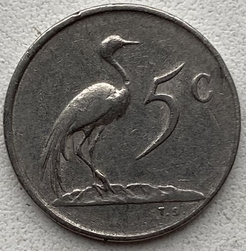ЮАР 5 центов 1972 г.