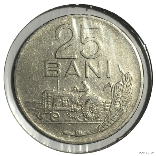 Румыния 25 бань, 1960 (холдер)