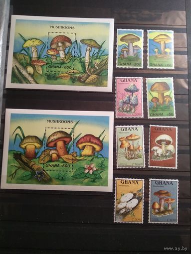 Гана. 1989 г. Грибы.