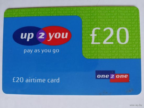 Телефонная карта. Англия.