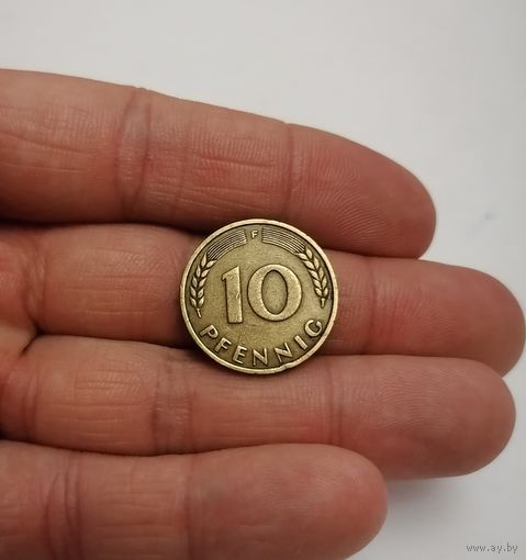 10 пфеннигов 1949г. (F). Германия.