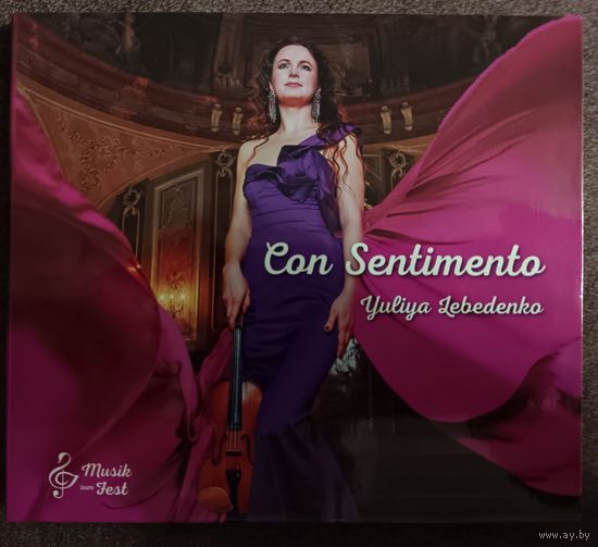 Yulia Lebedenko - Con Sentimento, Violin & organ, CD