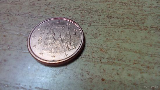 1 цент 2020 года Испании