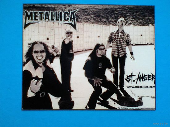 "METALLICA" - Магнит - Размеры 10/12,5 см.