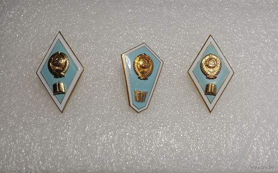 Значок - ромб об окончании гуманитарного учебного заведения.