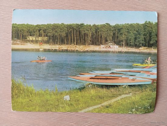 О-5. ПОДПИСАННАЯ ОТКРЫТКА. ВЕЛЬКОПОЛСКИ НАРОДНЫЙ ПАРК. ОЗЕРО ЛИПНО.