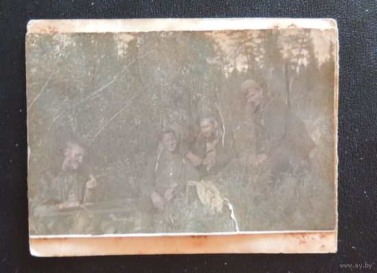 Фото "Экспедиция в поисках золота", золотые прииски в Якутии, г. Алдан, 1937 г., переселенцы из Молодечно