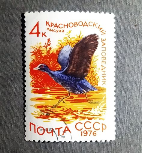 Марка СССР 1976 год Красноводский заповедник