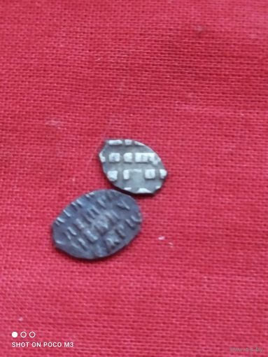 Две чешуйки, серебро,для пополнения коллекции