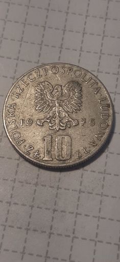 10 злотых Польша 1975 год