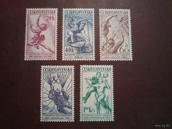 Чехославакия 1958 г.Спорт./п/