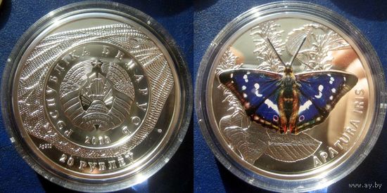 Беларусь. 20 рублей 2013 года Пераліўніца вялікая (Переливница большая).