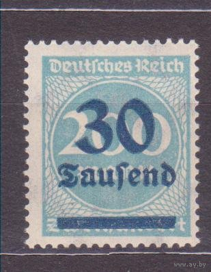Германия СТАРАЯ Стандарт Цифры. Надпечатка 1922 **\\01