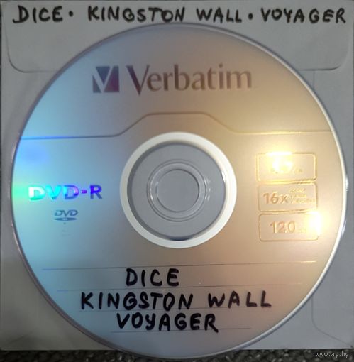 DVD MP3 дискография DICE, KINGSTON WALL, VOYAGER - 1 DVD