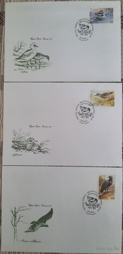 КПД. Птицы,занесенные в Красную книгу Беларуси. 3 шт. 2000 г.