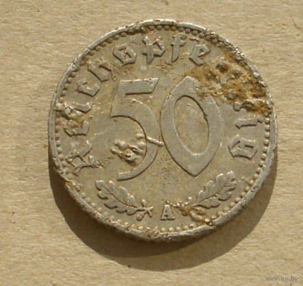 50 пфеннигов 1935 года ( А ). 4-я.