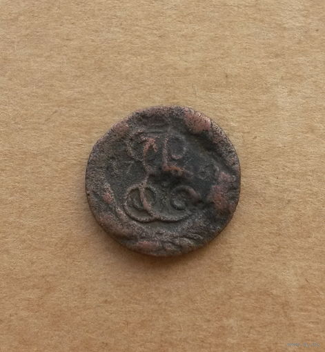 Полушка 1786 г., двойной удар, Екатерина II (1762-1796)