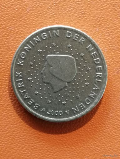 Нидерланды 50 евроцентов, 2000 год, KM# 239