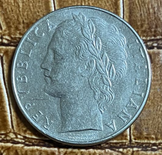 Монета 100 лир 1978 год. Италия. С рубля без МЦ.