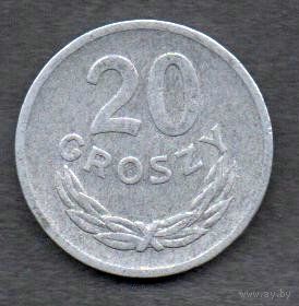 Польша. 20 грошей 1973