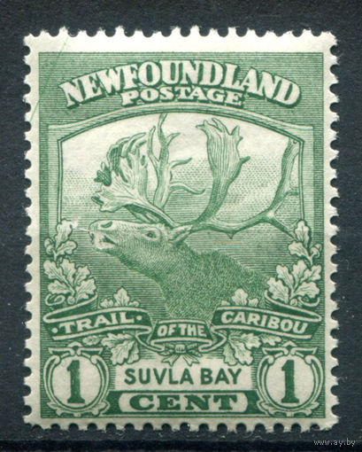 Британские колонии - Ньюфаундленд - 1919г. - карибу, 1 с - 1 марка - MNH [Mi 96]. #3-WB-94-A-1